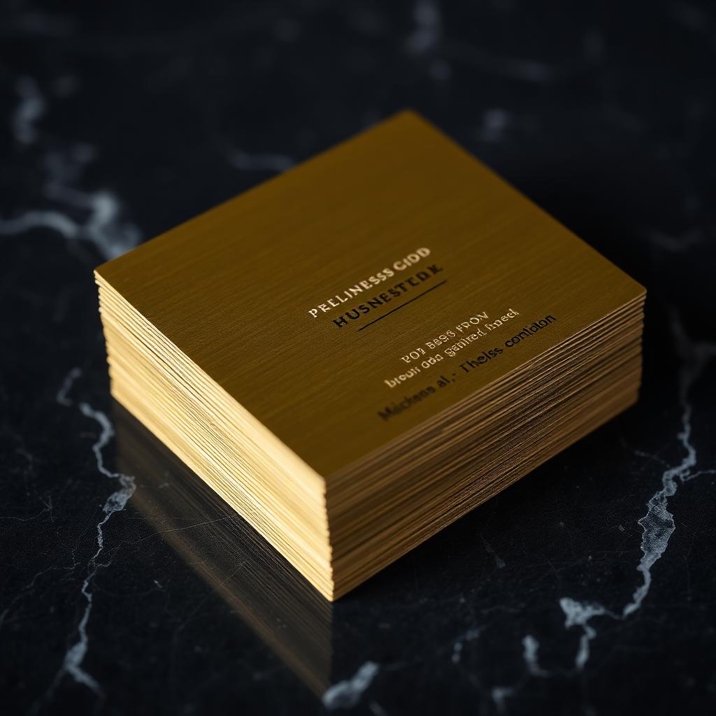 Cartão Gold Foil