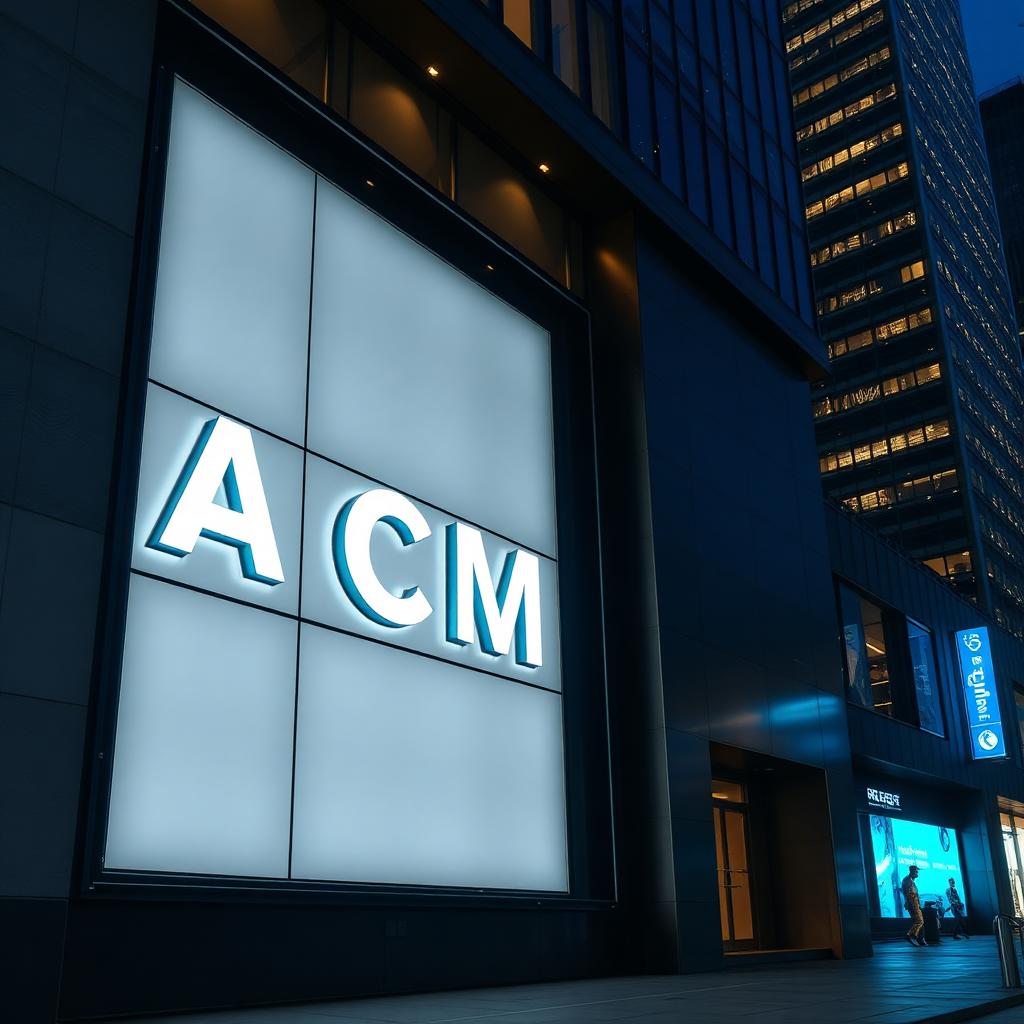 Fachada ACM Iluminada